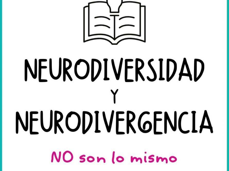 Diferencia entre neurodiversidad y neurodivergencia explicada de forma visual